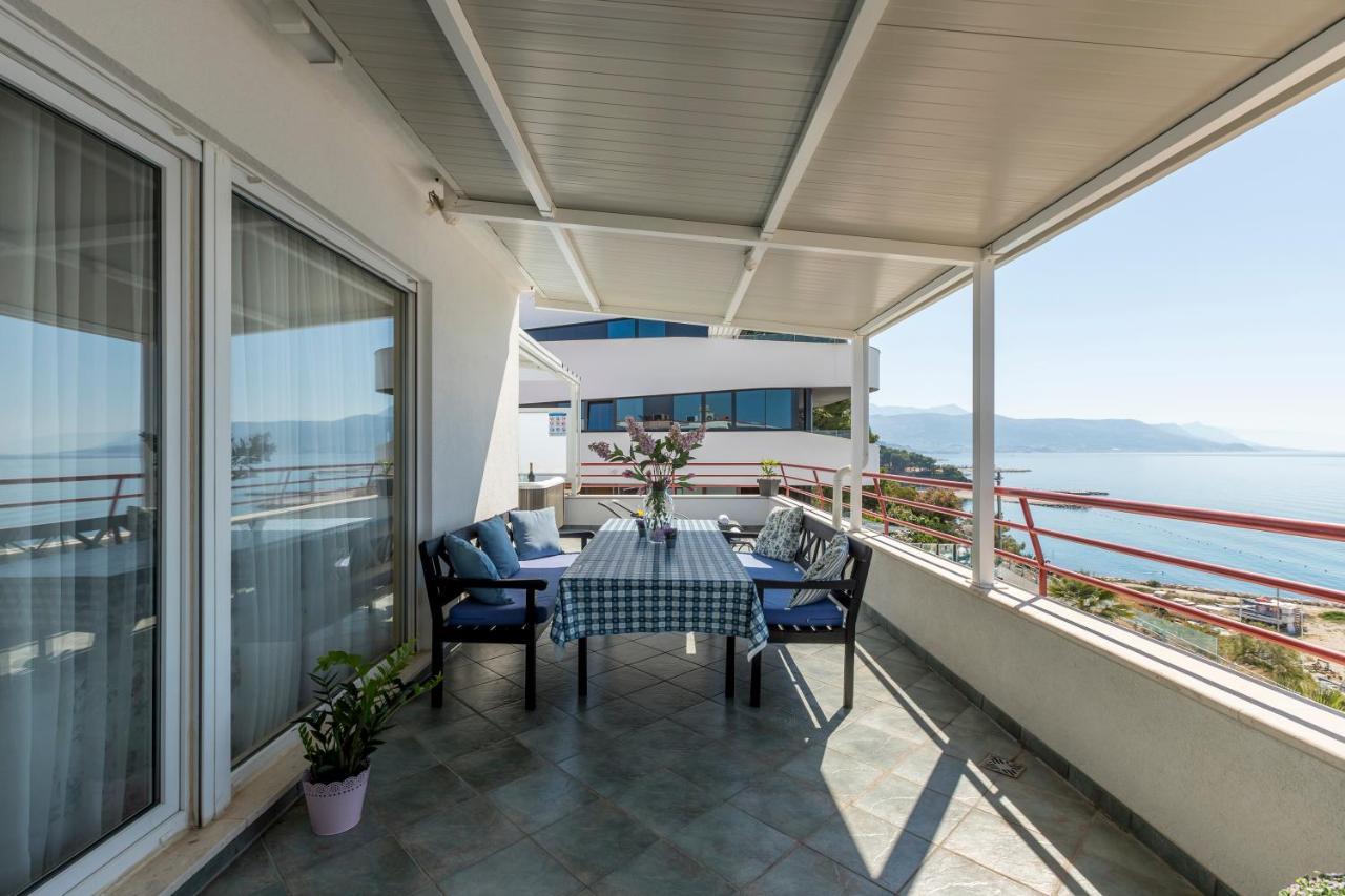 Seaside Penthouse With Hot Tub Sky Living Daire Split Dış mekan fotoğraf