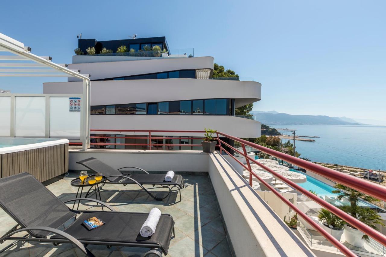 Seaside Penthouse With Hot Tub Sky Living Daire Split Dış mekan fotoğraf